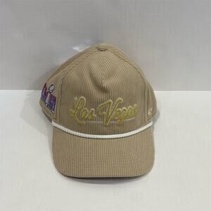 47 Brand Super Bowl LVIII Las Vegas Snapback Hat Beige One Size